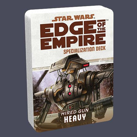 Star Wars Edge of the Empire Hired Gun Heavy Specialization Deck