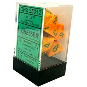 Chessex Polyhedral 7-Die Set Speckled Lotus 25312