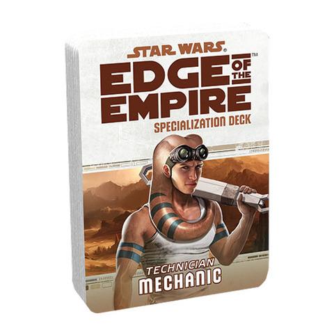 Star Wars Edge of the Empire Technician Mechanic Specialization Deck