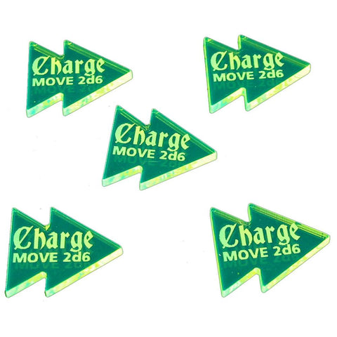 Litko AoS Charge Tokens, Fluorescent Green (5)
