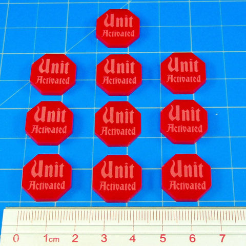 Litko Unit Activated Tokens Red