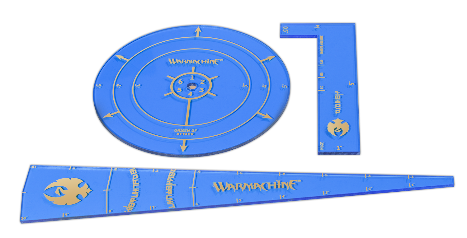 Warmachine Cygnar Template Set