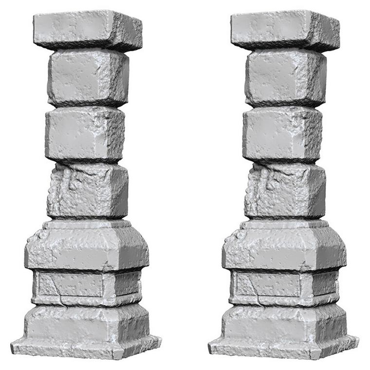 WizKids Deep Cuts Unpainted Miniatures Pillars