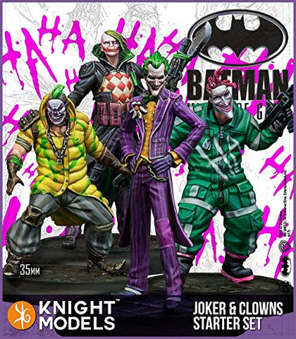 Batman Miniature Game 2nd Ed Joker and Clowns Starter Set