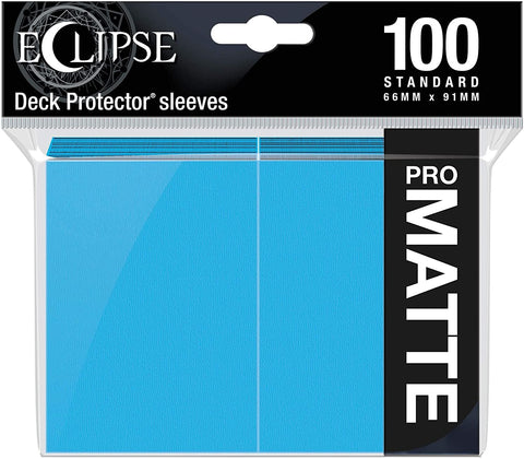 Eclipse Matte Standard Sleeves: Sky Blue (100)