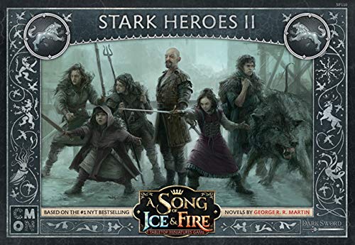 A Song of Ice & Fire Tabletop Miniatures Game: Stark Heroes 