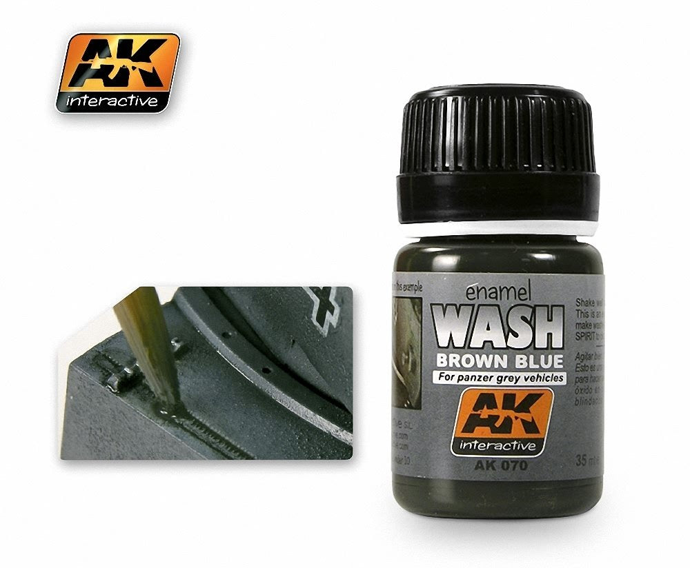 AK-Interactive: (Weathering) WASH FOR PANZER GREY VEHICLES