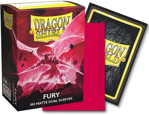 Dragon Shields: (100) Matte Dual - Fury