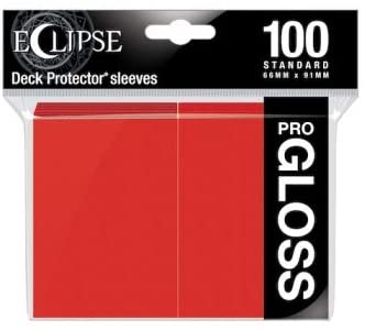 Eclipse Gloss Standard Sleeves: - Apple Red (100)