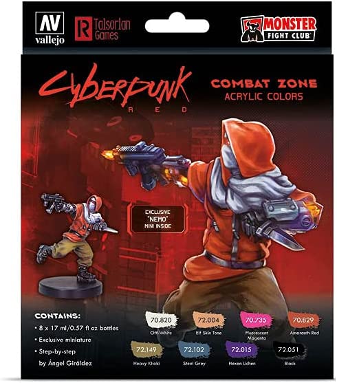 Cyberpunk Paint Set: Combat Zone - Exclusive Nemo Mini