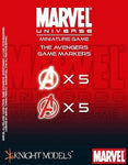 Marvel Miniatures Game Markers Avengers
