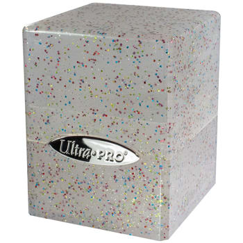 Satin Cube: Glitter Clear