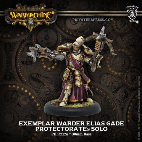 Warmachine: Protectorate of Menoth Exemplar Warder Elias Gade solo