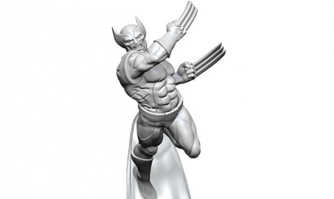 Marvel HeroClix: Deep Cuts Unpainted Miniatures - Wolverine