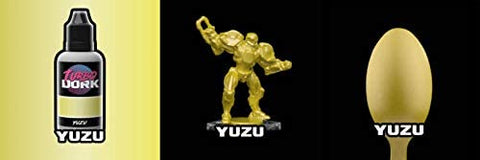 Turbo Dork: Metallic Acrylic Paint - Yuzu (20ml)