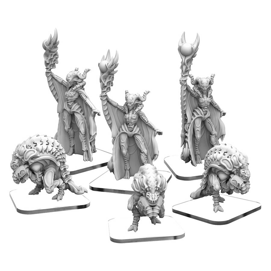 Monsterpocalypse: Hexchantresses & Void Maulers Necroscourge Unit (Metal)