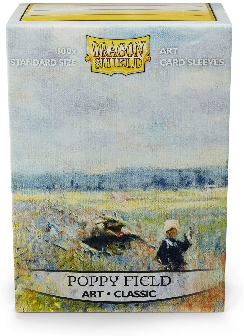 Dragon Shields: (100) Art Sleeves Classic Poppy Field