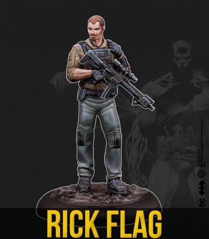 Batman Miniature Game: Rick Flag (Resin)