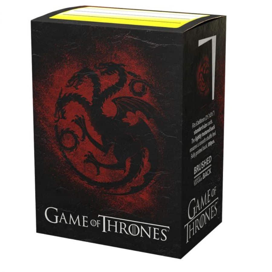 Dragon Shields: (100) Brushed Art - A Game of Thrones - House Targaryen