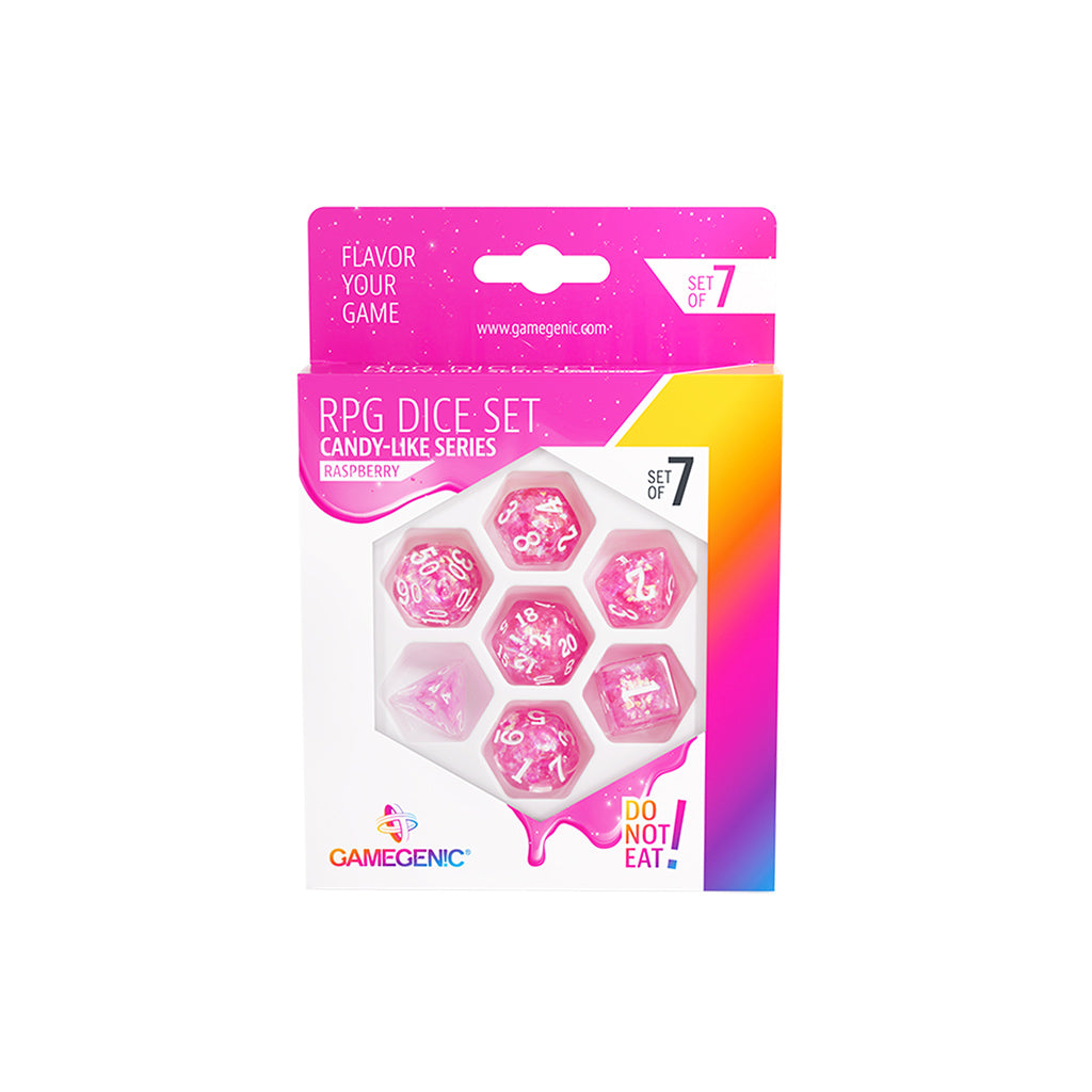 Candy-Like Series - Raspberry - RPG Dice Set