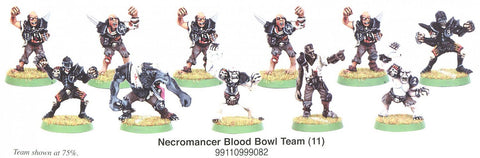 Blood Bowl Necromancer Team (metal)