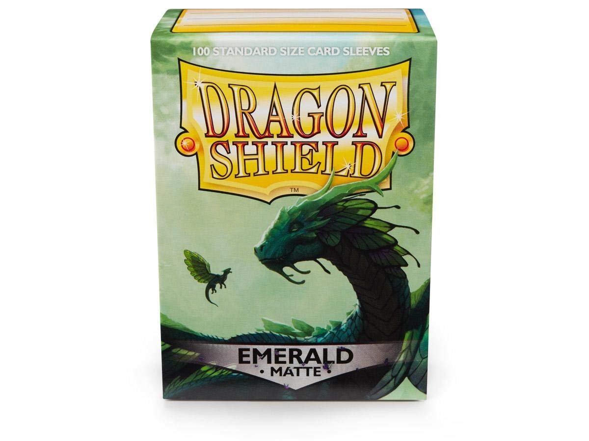 Dragon Shields: (100) Matte Emerald