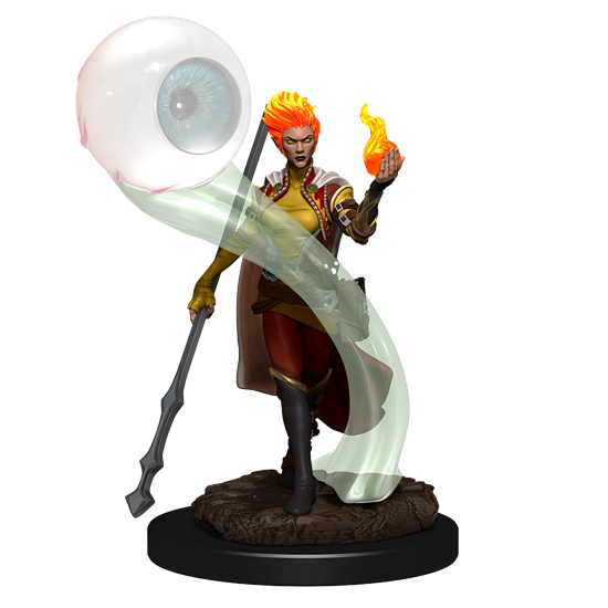 Dungeons & Dragons Fantasy Miniatures: Icons of the Realms Premium Figures W6 Fire Genasi Wizard Female