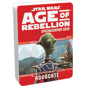 Star Wars Age of Rebellion Specialization Deck Diplomat Advocate