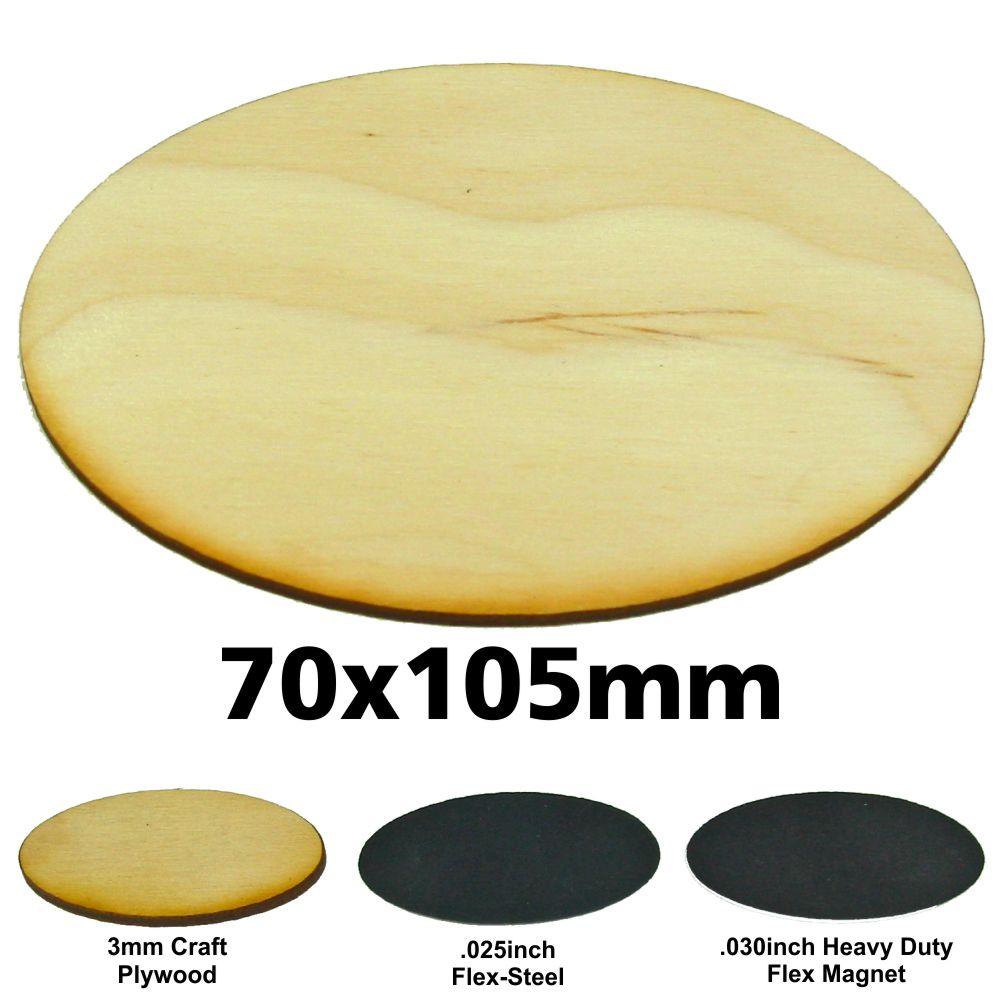 70x105mm, Large Oval Base Bottom, Heavy Duty Magnet (1)