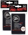 Ultra Pro Matte Deck Protector Sleeves 50 Count Black