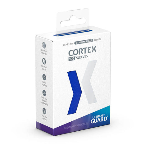 Cortex Sleeves: Standard Size matte Blue (100CT)