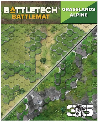 BattleTech: Battle Mat - Grasslands Alpine