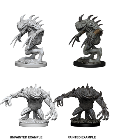 Dungeons & Dragons Nolzur`s Marvelous Unpainted Miniatures: Grey Slaad & Death Slaad