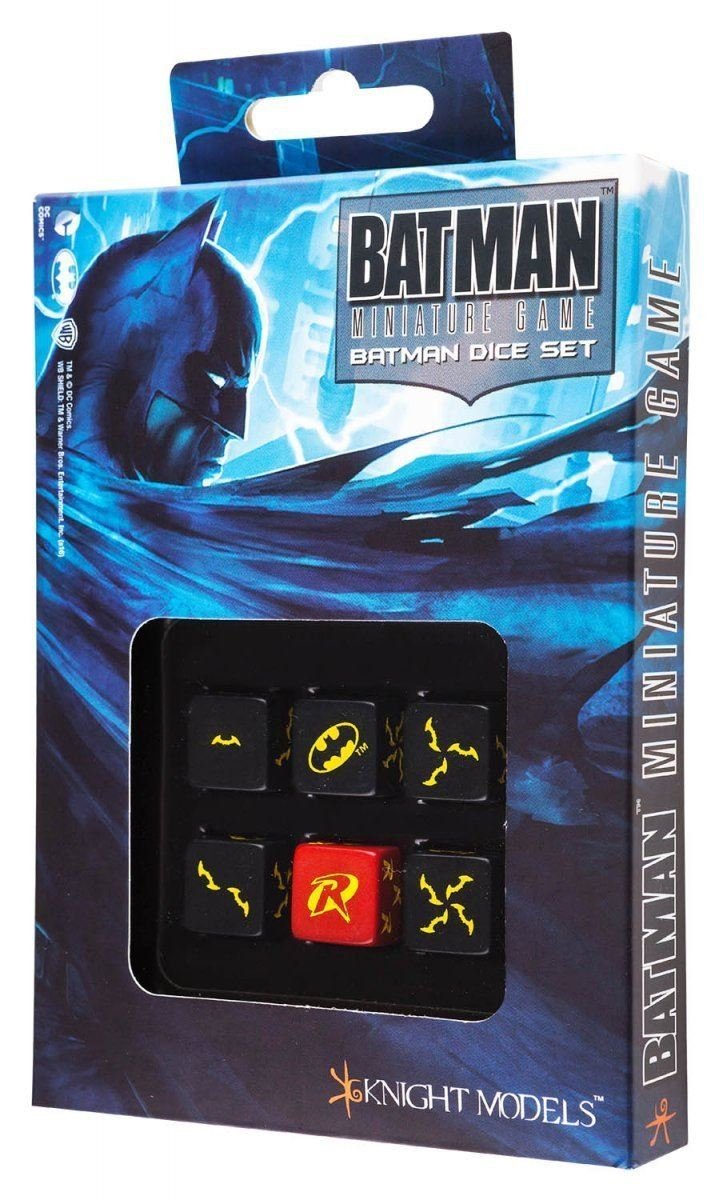 Batman Miniature Game: D6 Batman Dice Set (6)