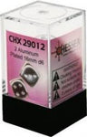 Chessex 2 16mm D6 Aluminum Plated 29012