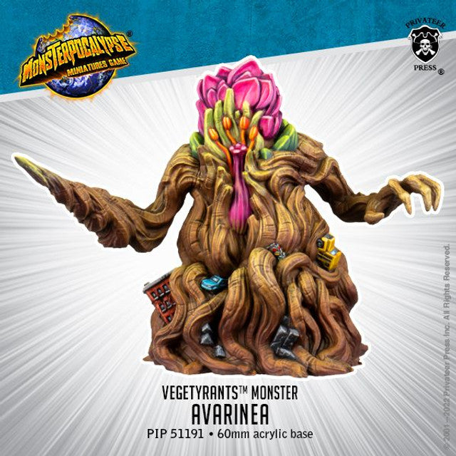 Monsterpocalypse: Avarinea Vegetyrants Monster (resin)