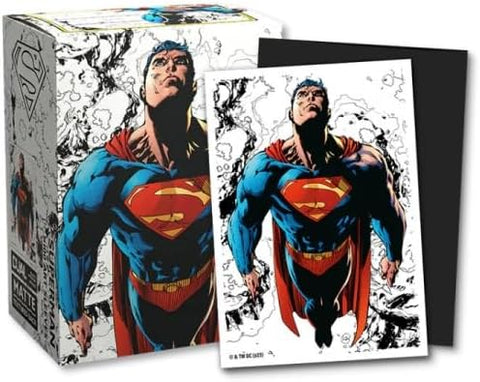 Dragon Shields: (100) Matte Dual Art - Superman Core (Full Color Variant)