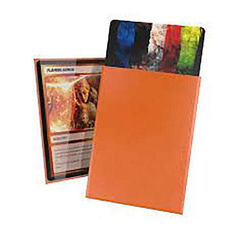 Cortex Sleeves: Standard Size Glossy Orange (100)