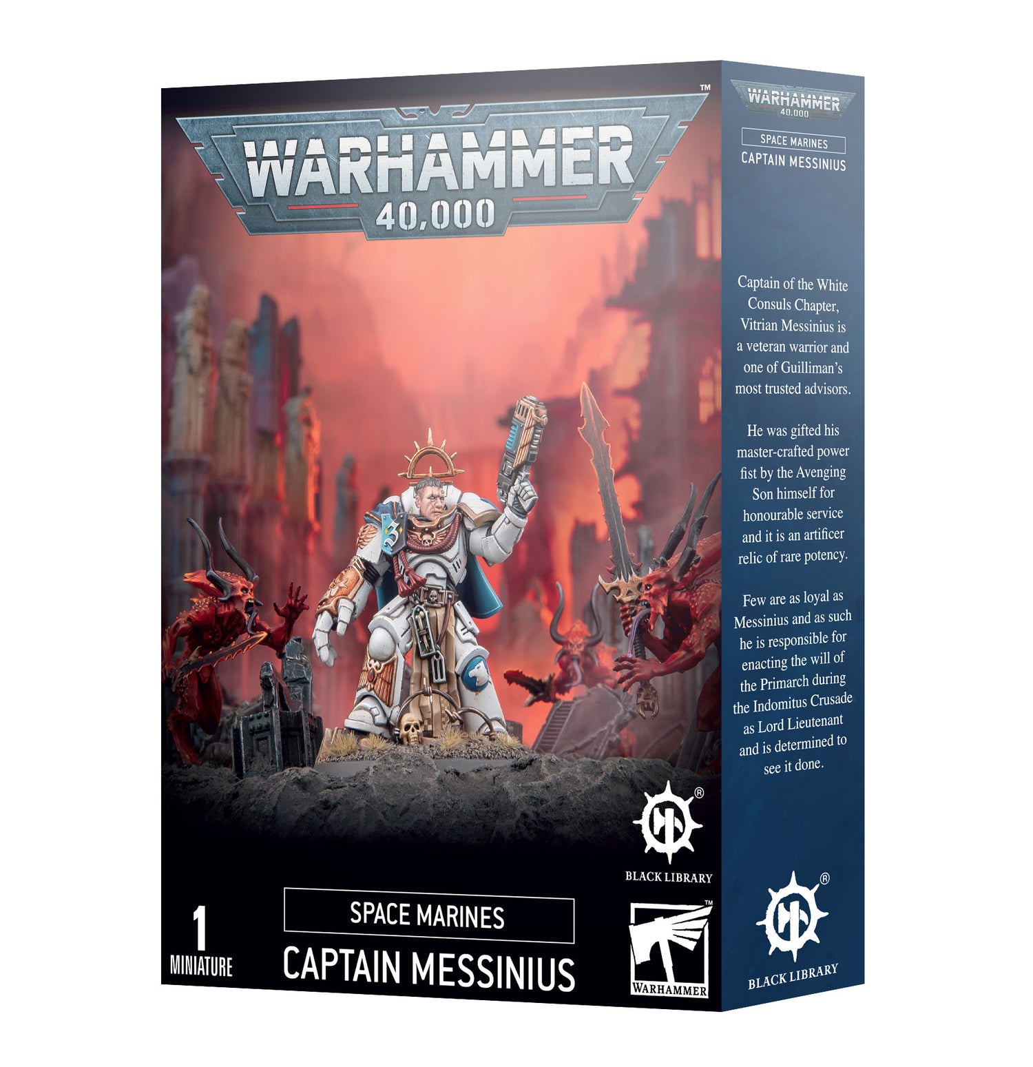 Warhammer 40K: White Consuls Space Marine - Captain Messinius