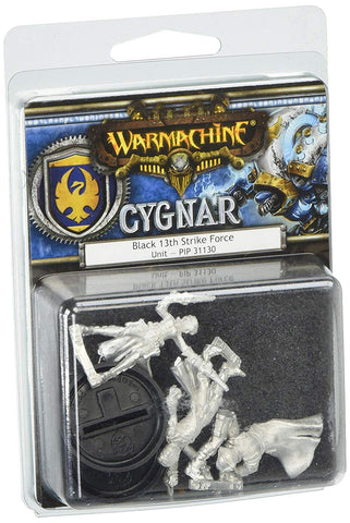 Warmachine: Cygnar Black 13th Strike Force Arcane Tempest Unit (White Metal Resculpt)
