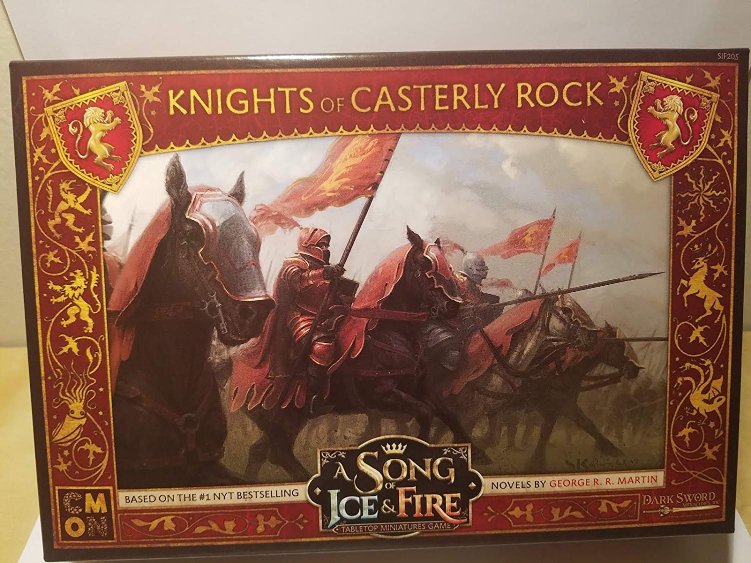 A Song of Ice & Fire: Tabletop Miniatures Game: Lannister Knights of Casterly Rock Unit Box