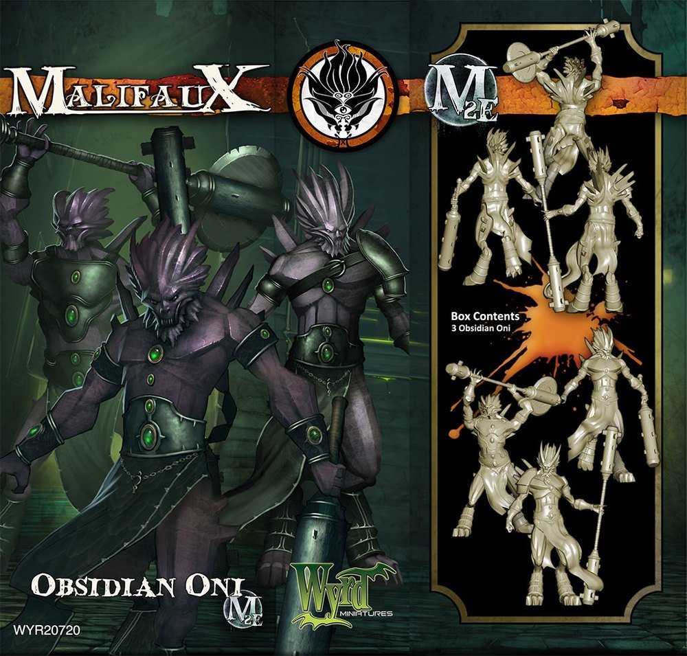 Malifaux: Ten Thunders Obsidian Oni (3)