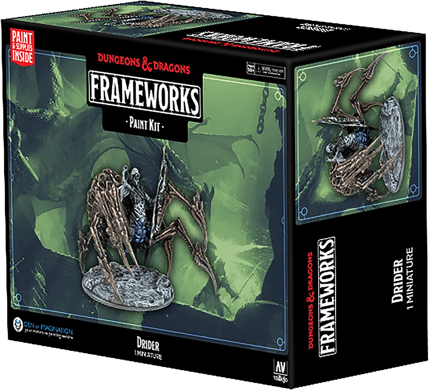 Dungeons & Dragons Frameworks: Paint Night Kit Drider