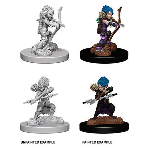 Pathfinder Deep Cuts Unpainted Miniatures: Female Gnome Rogue