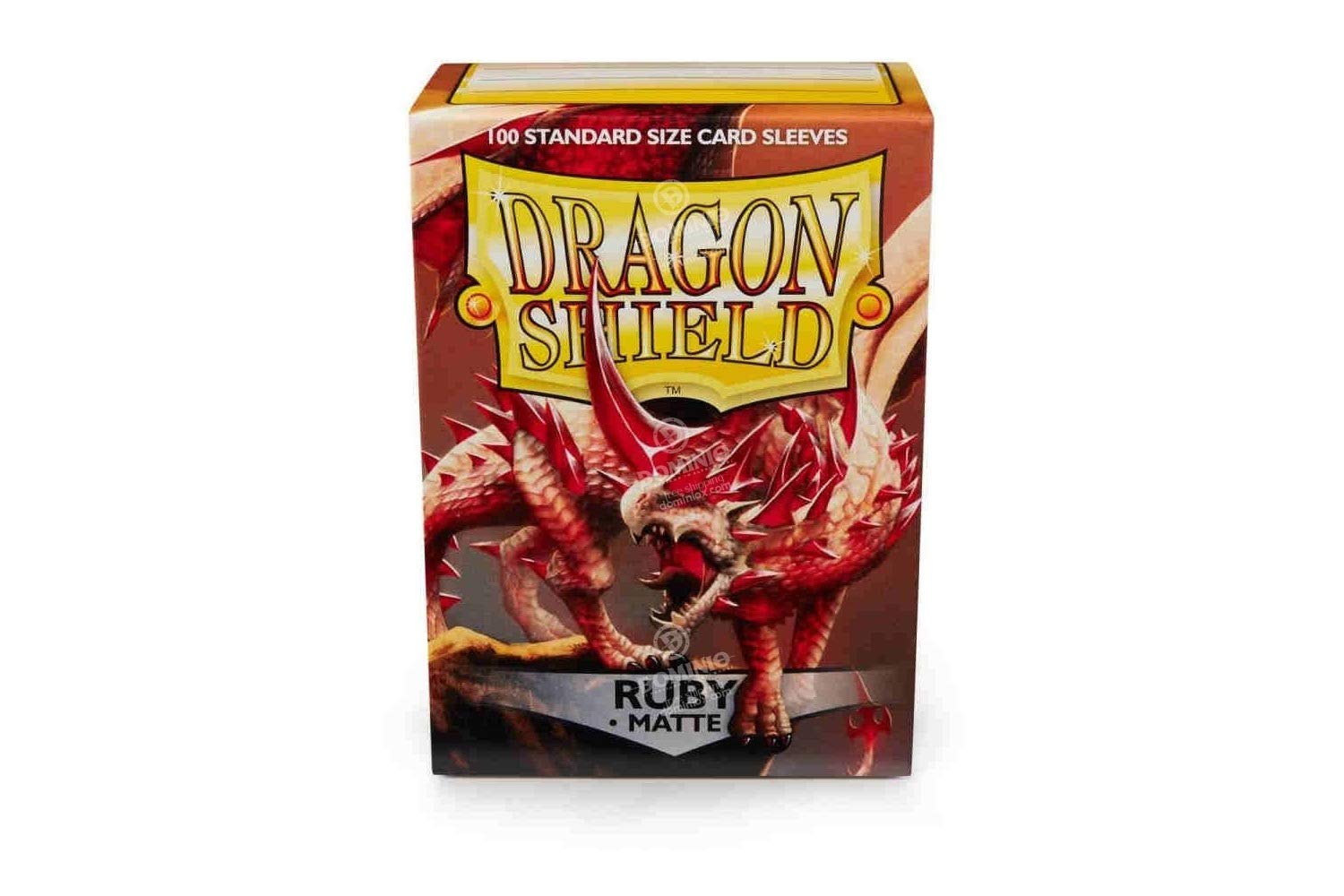 Dragon Shields: (100) Matte Ruby