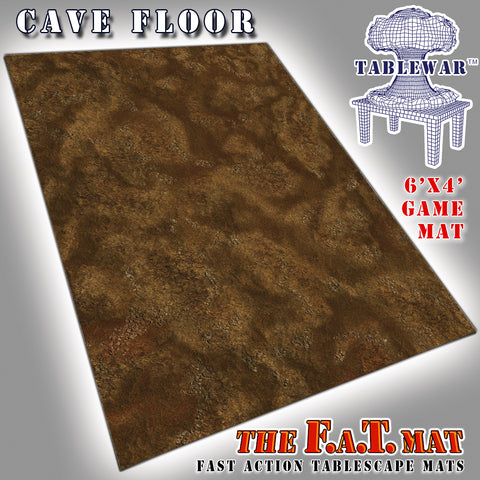 Tablewar 6x4 'Cave Floor' F.A.T. Mat Gaming Mat