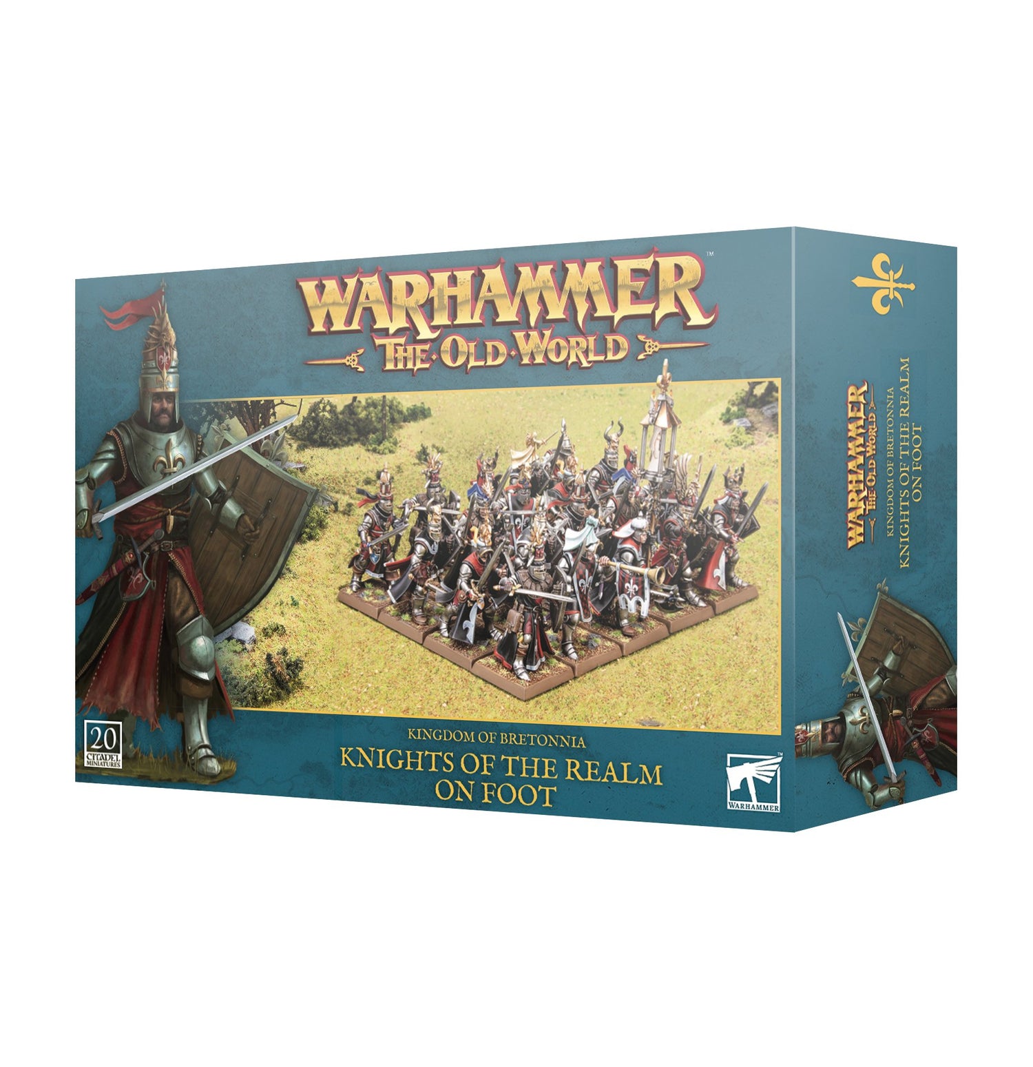 Warhammer Old World: Kingdom of Bretonia - Knights of the Realm on Foot