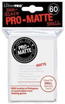 Ultra Pro Matte Deck Protector Sleeves Small 60 Count White