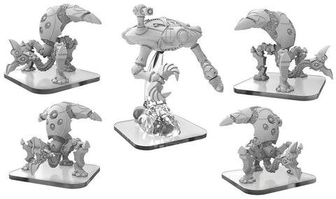 Monsterpocalypse: Martian Menace Reapers & Harvester Units (Resin and White Metal)