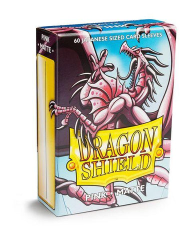 Dragon Shield Matte 60ct Japanese Card Sleeves Pink